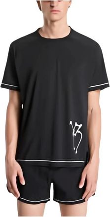 Yohji Yamamoto Fitness, Heren, Zwart, XL, Kq 8573 T-shirt