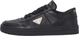 Prada (WMNS) PRADA SS25 Downtown Leather Low Black 1E792M-3LPH-F0002