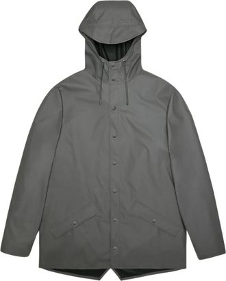 Rains W3 Jacket - Dames - Regenjassen - Grijs - XL - Polyester - Jassen