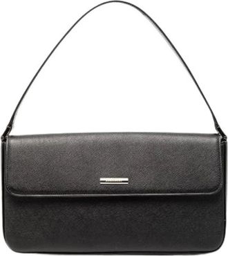 Burberry Pre-owned Shoulder Bags, female, Black, Size: ONE SIZE Pre-owned Vintage Shoulder Bag