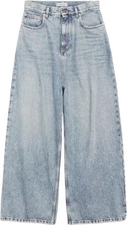 Balenciaga Baggy Jeans - Dames - Loose Fit Jeans - Blauw - W25 - Katoen - Jeans