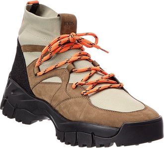 Tod's TodS Knit & Leather Boot