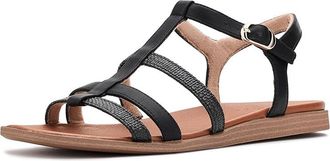 Naturalizer Julia Womens Sandals Black : 6.5 W (C), Faux Leather/Synthetic