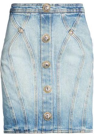 Balmain BOTTOMWEAR - Gonne jeans su YOOX.COM