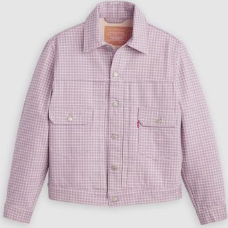 Levi's x 194 Type II Trucker Jacket - Mens - L - Pink / X 194 Pink Plaid