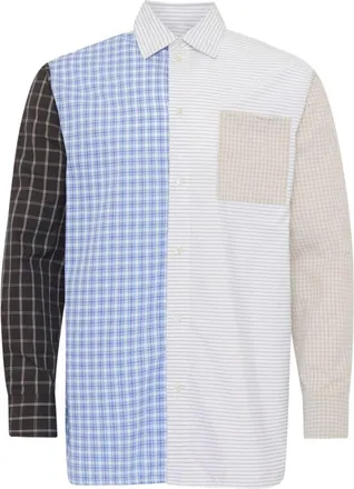 J.W.Anderson Blue Patchwork Shirt
