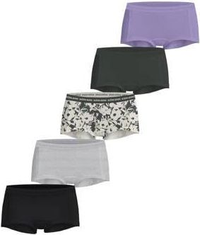 Bj&ouml;rn Borg short (set van 5) lila/grijs/groen