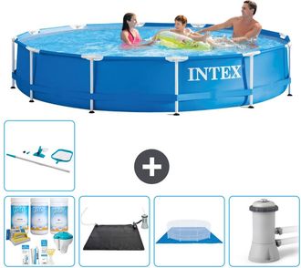 Intex Piscina Con Estructura Redonda - 366x76 Cm - 7-piezas S21003