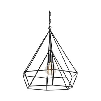 QAZQA Scandinavian Pendant Light Black - Karkass