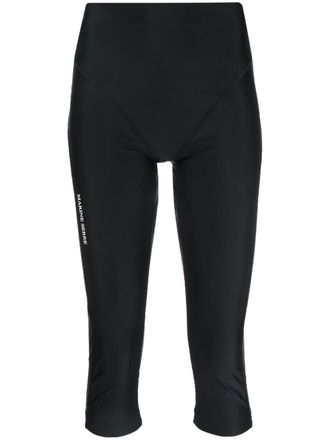 Marine Serre Cropped legging - Zwart