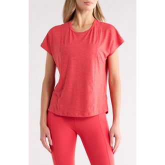 Marika Sonia Short Sleeve Top in Heather Tomato Puree at Nordstrom Rack, Size X-Large