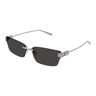 Balenciaga Sunglasses, female, Gray, Size: 63 MM Rectangle Sunglasses