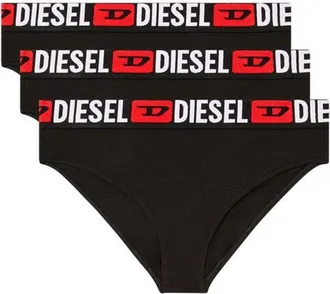 Diesel Cotton-Stretch Briefs - Black