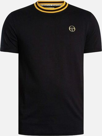 Sergio Tacchini Mens Sergio Tacchini Rainer T-Shirt - Black/Gold - Size: 38