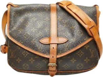 Louis Vuitton Pre-owned Cross Body Bags, female, Brown, Size: ONE SIZE Pre-owned Vintage Cross Body Bag