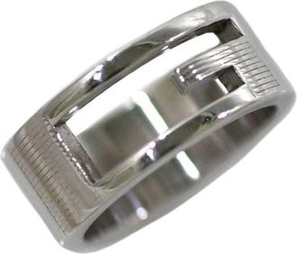 Gucci Silver 925 Band Ring (Pre-Owned)