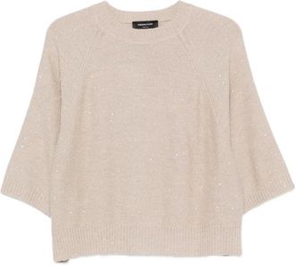 Fabiana Filippi Sequin-embellished Raglan-sleeve Sweater