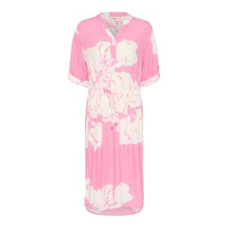 Soaked In Luxury SLZaya Jurk - Dames - Jurken - Roze - Maat: L Viscose