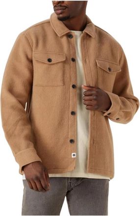 Anerkjendt Beige Wol Overshirt voor Mannen - Heren - Zomerjassen - Bruin - M - Wol - Jassen
