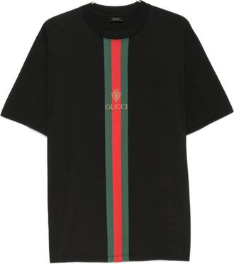 Gucci Tops, Heren, Zwart, S, T-Shirts
