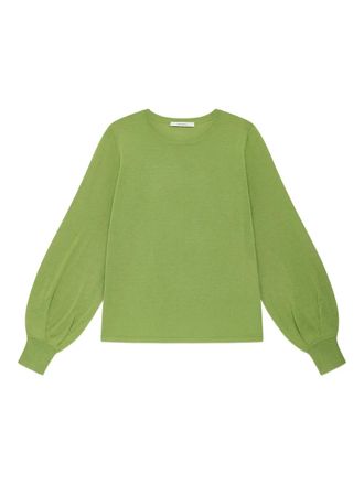 Maliparmi balloon-sleeve sweater - Green