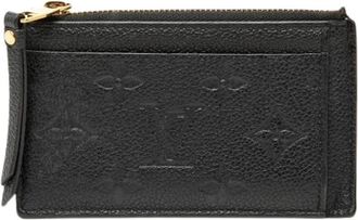 Louis Vuitton Pre-owned Wallets, female, Black, Size: ONE SIZE Pre-owned Monogram Empreinte Card Holder