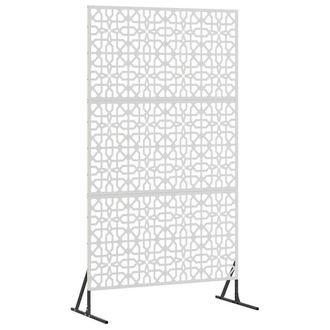 Berkfield Home Privacy Screen 100x50x180 cm Stainless Steel in Silver | Size: 100 x 50 x 180 cm