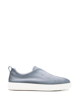Santoni Blue Victory Sneaker