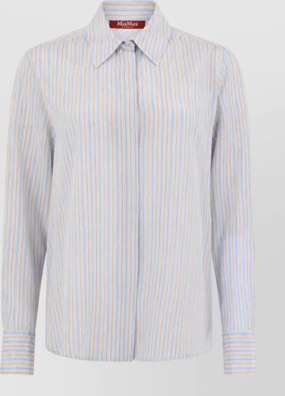 Max Mara silk striped shirt