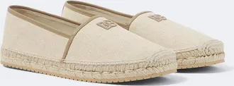 Dolce & Gabbana Alpargatas de lona bordadas