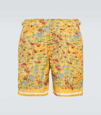Orlebar Brown Bulldog floral swim trunks