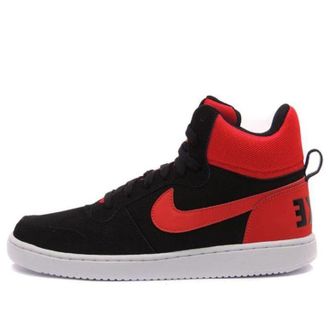 Nike Court Borough Mid Black Action Red 838938-061