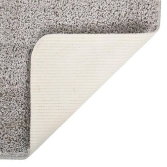 Berkfield Home Shaggy Rug Light Grey 200x290 cm Anti Slip | Size: 100 cm diameter