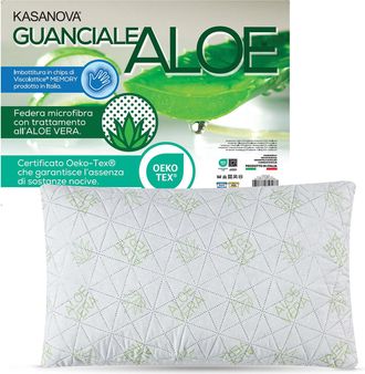 KASANOVA Cuscino guanciale fiocco Memo Extra Aloe 4erre