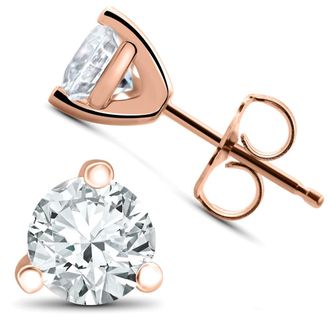 Pompeii3 3/4 ct TDW Lab Grown Diamond Martni Studs Lab Grown