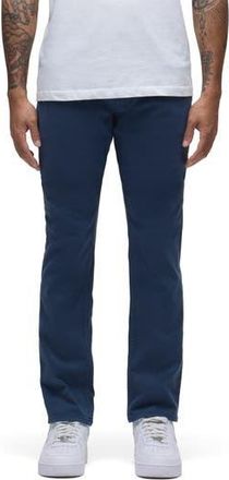 Hudson Blake Slim Straight Stretch Twill 5-Pocket Pants in Navy Blue at Nordstrom Rack, Size 29