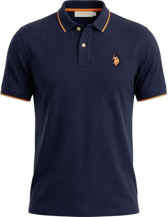 U.S.Polo Association Short Sleeve Polo - Heren - Polos - Blauw - S - Katoen - Tops