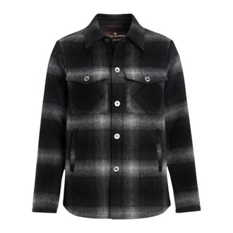 Oscar Jacobson Maverick Overshirt - Heren - Casual Overhemden - Veelkleurig - L - Wol - Overhemden