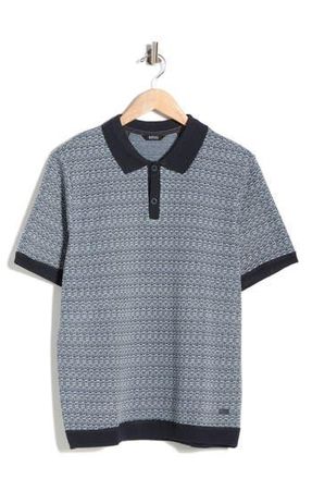Buffalo Wenzely Knit Polo in Navy Combo at Nordstrom Rack, Size Medium