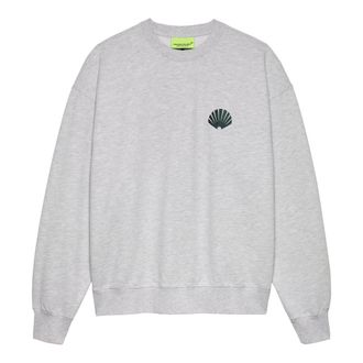 New Amsterdam Surf Association Hoodies & sweatvesten, Heren, Grijs, M, Katoen, Logo Crewneck