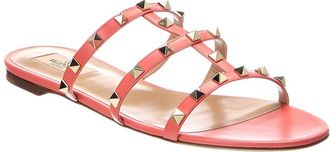 Valentino Rockstud Leather Sandal