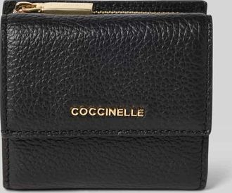 Coccinelle Portemonnaie mit Label-Detail in Black, Gr&ouml;&szlig;e 1