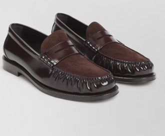 Brunello Cucinelli leather loafers