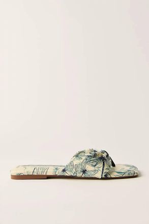 Free People Womens Tia Ruched Sandal In Dragonfly Bandana