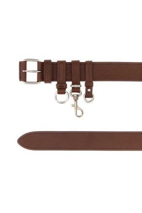 Miu Miu 5cc7202g7u F0gvp Tabacco1 Cinture Belt
