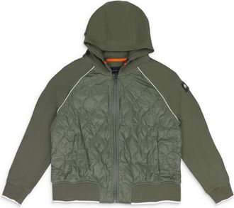 Moose Knuckles Green Huntington Zip Hoodie