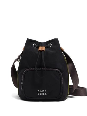 Bimba & Lola drawstring bucket bag - women - Polyamide/Polyester - One Size - Black