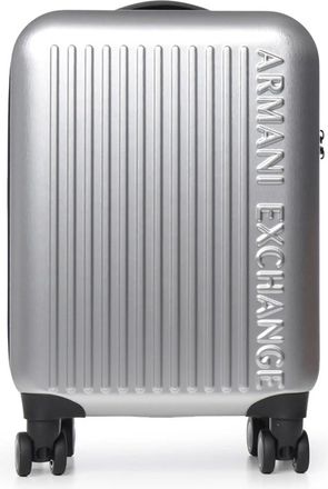 A|X Armani Exchange Xw002233 Af30338 Trolley - Dames - Koffers - Grijs - Maat: ONE Size Zijde