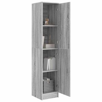 Berkfield Home Modern Buffet Cabinet Grey sonoma MDF Medium Buffet Cabinet