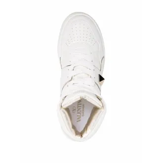 Valentino Garavani Roman Stud-Embellishment Lace-Up Sneakers